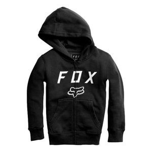 Fox Racing Boys Black Legacy Moth Zip Hoodie Size YL